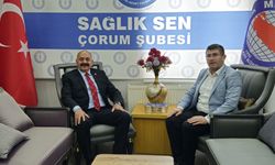 Başkan İsbir’den Sağlık-Sen’e hayırlı olsun ziyareti