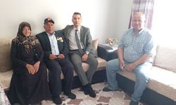 Kaymakam Düzgün'den Gazi Veysel Yıldırım'a ziyaret