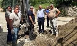 İskilip’te Altyapı Çalışmaları Devam Ediyor