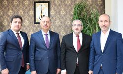 Prof. Dr. Ertuğrul Yaman'dan Cemil Çağlar'a ziyaret
