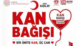 Çorum’da kan bağışı kampanyası düzenlendi