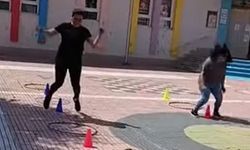 Çiğdem Anaokulunda aileler çocuklarıyla yarıştı