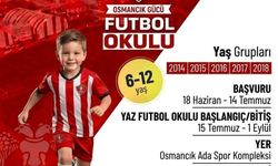 Osmancık'ta Futbol Yaz Okulu kayıtları başladı