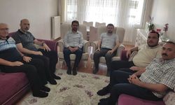 Müftülük heyeti Mustafa Aktepe’yi evinde ziyaret etti