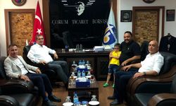 İsmail Sungur’dan Çorum Ticaret Borsası’na ziyaret