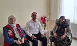 Şehit annesi Behiye Aykan’a geçmiş olsun ziyareti