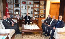 İsmail Kahraman Çorum’da protokolü ile bir araya geldi
