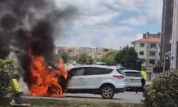 Çorum’da korkutan araç yangını: Polis ve vatandaşların müdahalesi faciayı önledi