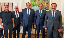 Milletvekili Oğuzhan Kaya’yı TBMM'de ziyaret ettiler