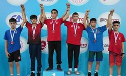 Çorumlu genç güreşçilerden Türkiye derecesi