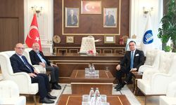 İrfan Demiröz ve Günser Şirin, Başkan Aşgın ile görüştü