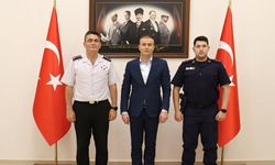 İl Jandarma Komutanı Ayvaz’dan Kaymakam Meriç Dinçer’e ziyaret