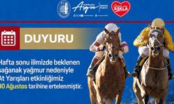 Çorum’daki at yarışları hava şartları nedeniyle ertelendi