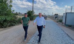 Gökbel Bağları Küme Evler’de asfalt çalışmaları başladı