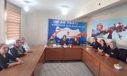 AK Parti Osmancık Kadın Kolları haftalık toplantısını yaptı