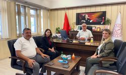 Düşünür Koleji yöneticilerinden İlçe Milli Eğitim Müdürlüğüne ziyaret