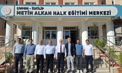 Cemil Çağlar, İskilip Metin Alkan Halk Eğitimi Merkezini inceledi