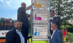 İlk kez hayata geçirildi: Şehir tabelasında yer alıyor