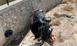 Çorum'da otomobil dereye uçtu: 2 yaralı