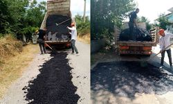Osmancık’ta yol onarım çalışmaları sürüyor