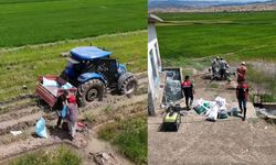 Osmancık’ta çeltik tarlalarında gübreleme çalışmaları denetlendi