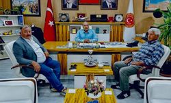 İbek Köyü Muhtarı’ndan Başkan Bıyık’a ziyaret