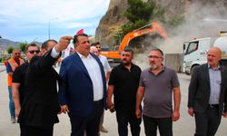 Osmancık’ta kentsel dönüşüm için ilk yıkım başladı