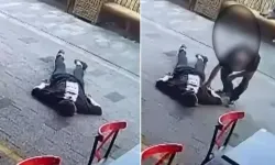 Kalbi duran gence ilk yardım yerine hırsızlık: O anlar güvenlik kamerasında