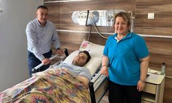 Tahtasız’dan Ameliyat Olan Hakan Efe’ye Geçmiş Olsun Ziyareti