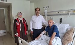 Şehit Habib Gökce’nin babasına geçmiş olsun ziyareti