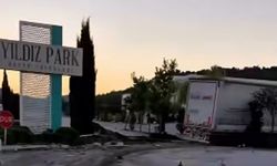 Çorum'da Tır kontrolden çıktı! Düğün salonuna daldı