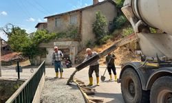 İskilip’te üstyapı çalışmaları aralıksız sürüyor