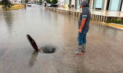 Çorum’da sağanak yağışa karşı ekipler sahada