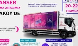 Kanser tarama aracı 20-22 Temmuz’da Ortaköy’de olacak