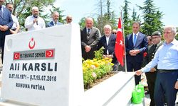 15 Temmuz şehidi Ali Karslı kabri başında anıldı