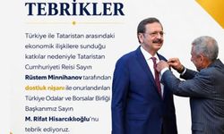 Çorum TSO’dan Hisarcıklıoğlu’na tebrik