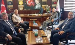Başkan Ünlü’den Recep Gür’e hayırlı olsun ziyareti