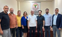 Türk Ocağı’ndan Tabip Odası’na hayırlı olsun ziyareti