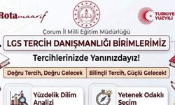 Çorum’da LGS tercihleri için 142 danışmanlık noktası kuruldu