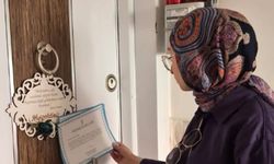 AK Parti Kadın Kollarından hane ziyaretleri