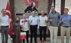 Türkiye Şampiyonu Enes Borucu’dan Cemil Çağlar’a Teşekkür Ziyareti