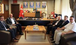 Defterdar Erkan Ciğer’den Başkan Şerif Arslan’a ziyaret