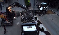 Gazi Caddesi’nde altyapı sabahın ilk saatleriyle başlayarak tamamlandı