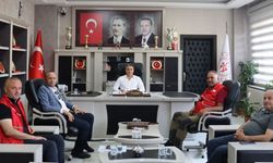 Kızılay heyetinden Gençlik ve Spor İl Müdürlüğü’ne ziyaret
