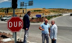 AK Parti İl Başkanı Yakup Alar kritik kavşakta inceleme yaptı
