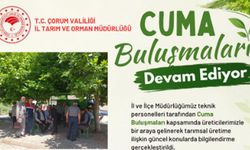 Üreticilere Cuma Buluşmaları’nda tarımsal bilgilendirme