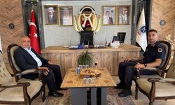 Teğmen Ahmet Furkan Yıldız’dan Başkan Çetinkaya’ya ziyaret