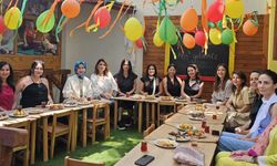Çorum’da kadın girişimcilerden Harmoni Anaokulu’na ziyaret