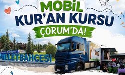 Diyanet Mobil Kur’an Kursu Çorum’da çocuklarla buluşuyor