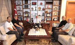 Goalball müsabakaları için Çorum’a gelen heyetten Vali Çalgan’a ziyaret